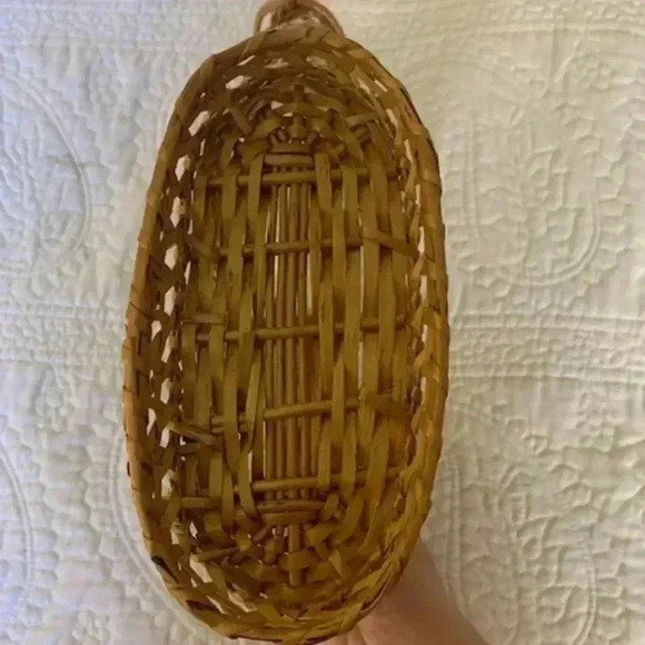 1950s wicker wine holder - Picture 9 of 9